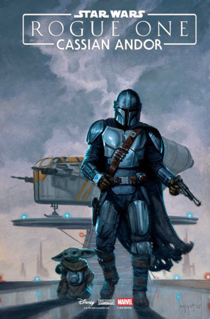 STAR WARS: ROGUE ONE - CASSIAN ANDOR #1 E.M. GIST MANDALORIAN & GROGU VAR