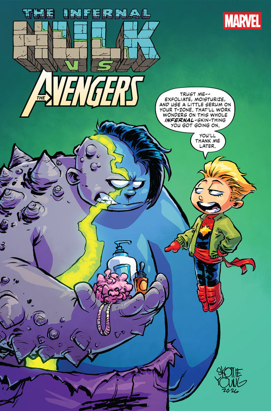 INFERNAL HULK VS. AVENGERS #1 COVER B SKOTTIE YOUNG VAR | MARVEL | Comicbookeroo