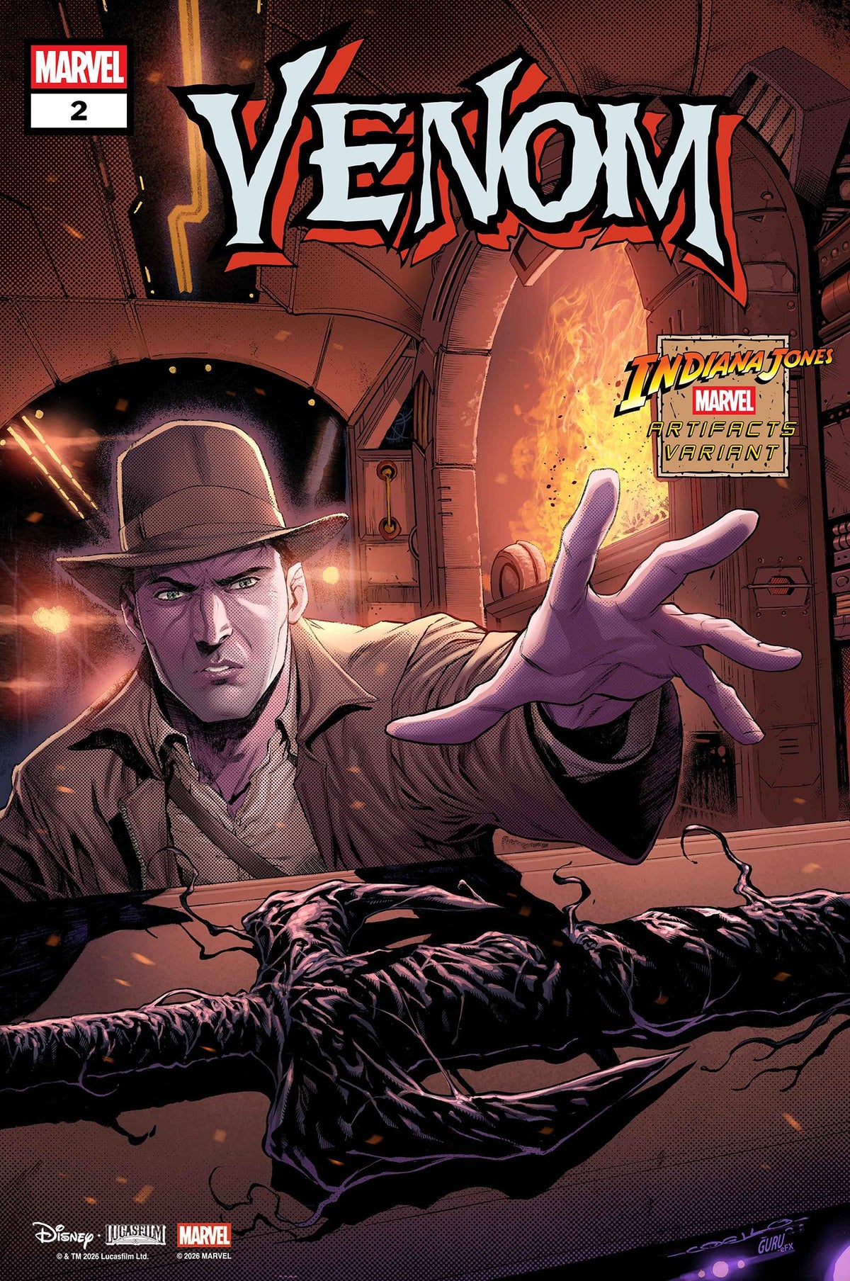 VENOM #2 IBAN COELLO INDIANA JONES MARVEL ARTIFACT VAR | MARVEL | Comicbookeroo