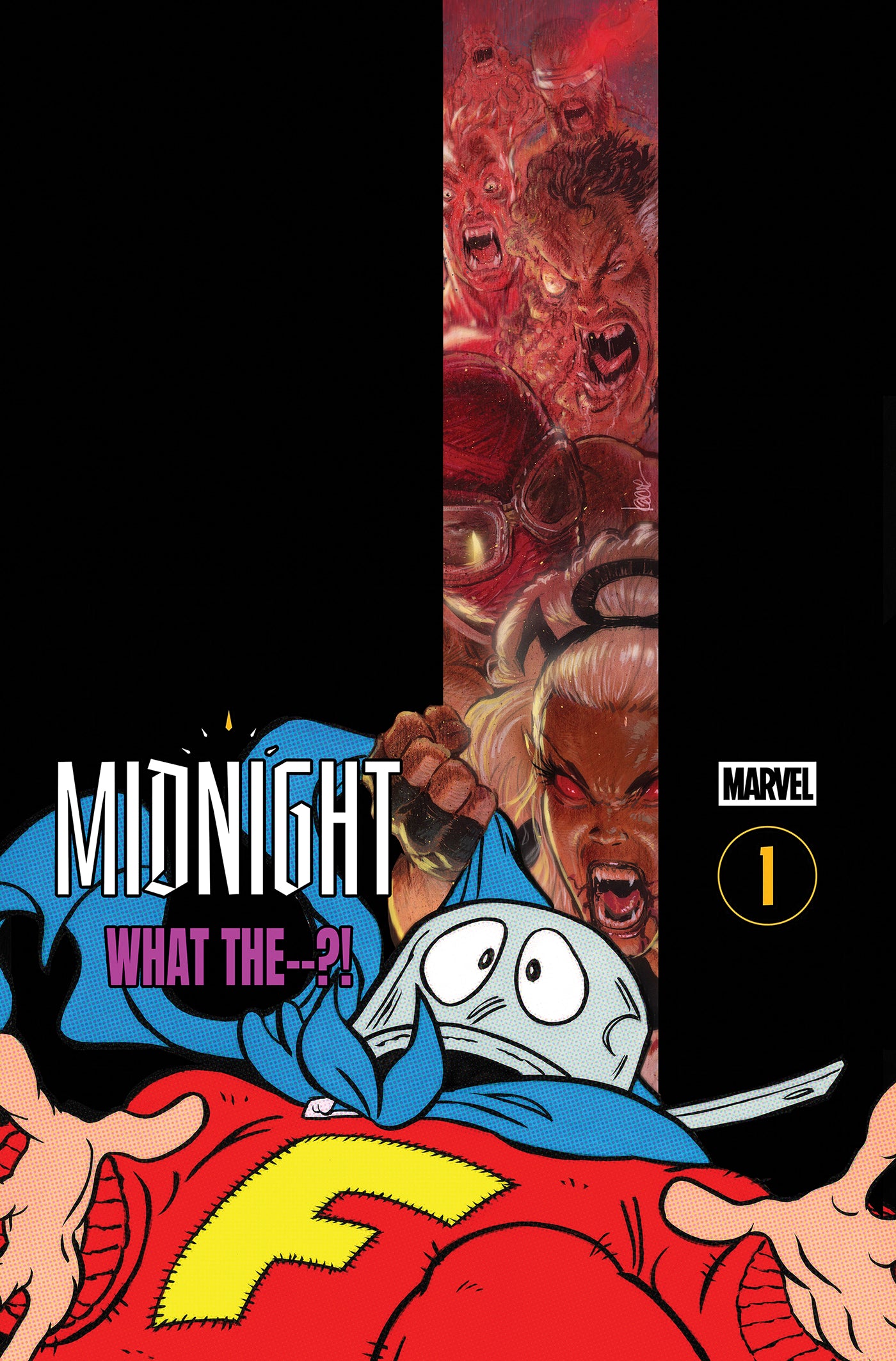 WHAT THE--?! #1 COVER B KAARE ANDREWS MIDNIGHT VAR | MARVEL | Comicbookeroo