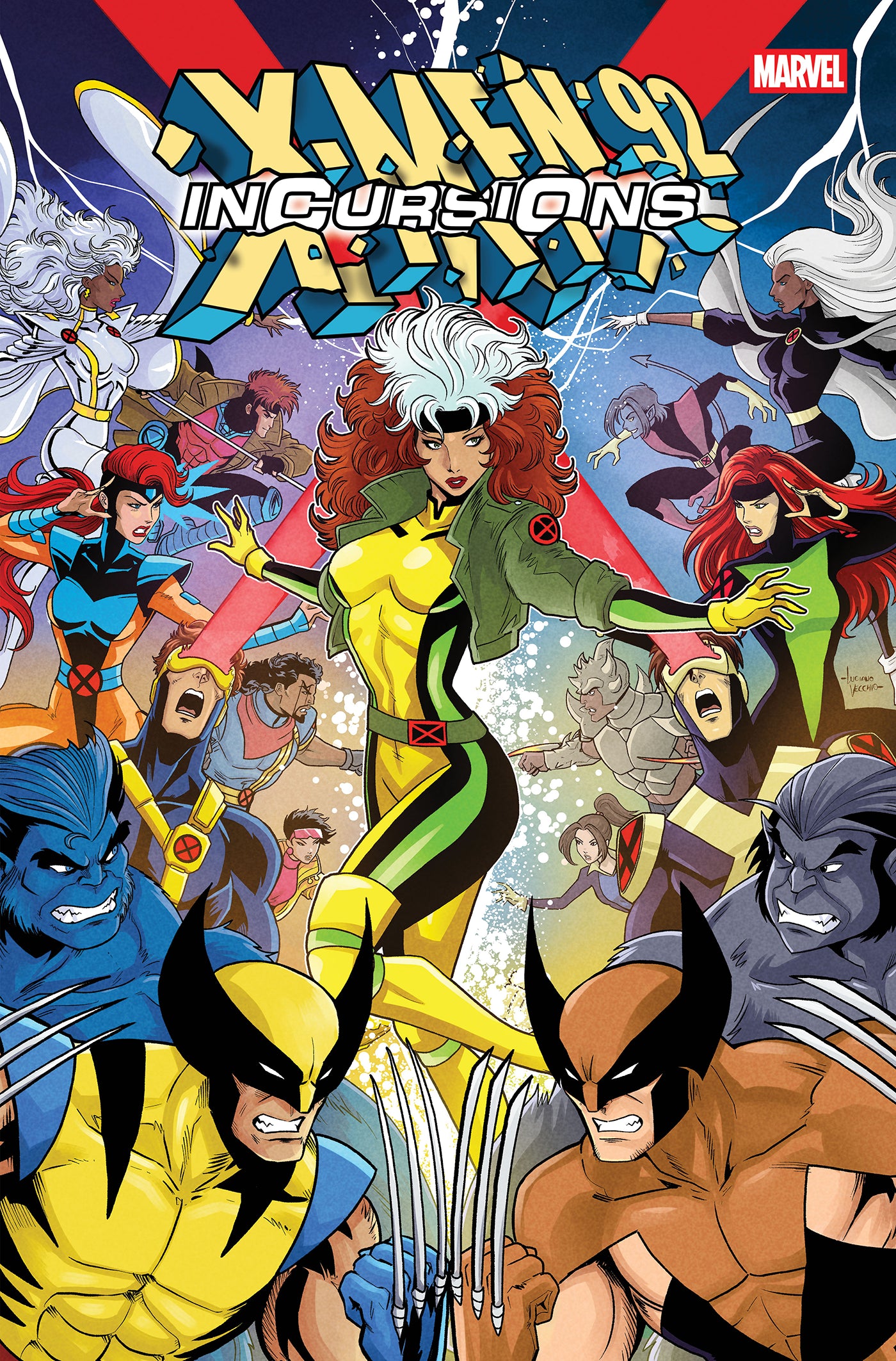 X-MEN '92: INCURSIONS #1 COVER B BY LUCIANO VECCHIO (06 Jan Release)