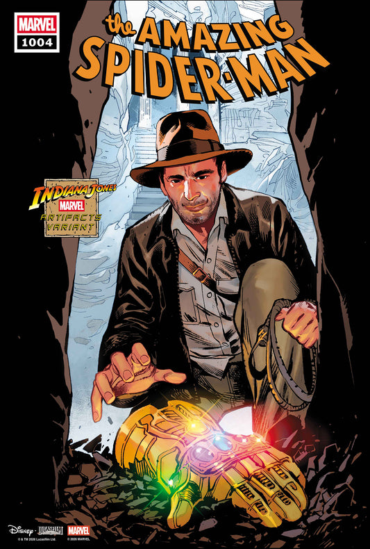 AMAZING SPIDER-MAN #1004 SARA PICHELLI INDIANA JONES MARVEL ARTIFACT VAR | MARVEL | Comicbookeroo