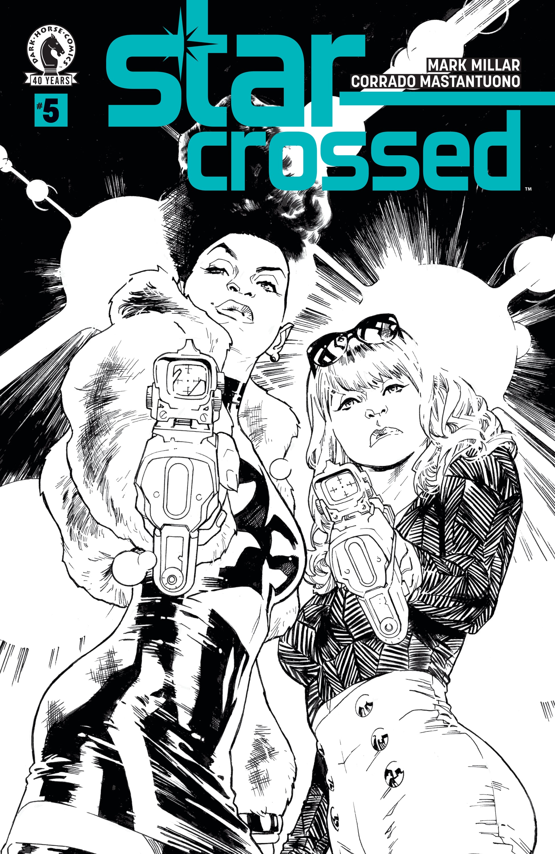 STAR-CROSSED #5 (CVR B) (B&W) (STUART IMMONEN) | DARK HORSE COMICS | Comicbookeroo