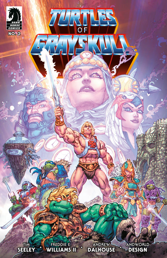 MASTERS OF UNIVERSE TMNT TURTLES OF GRAYSKULL #2 CVR A WILLI (13 Nov Release)