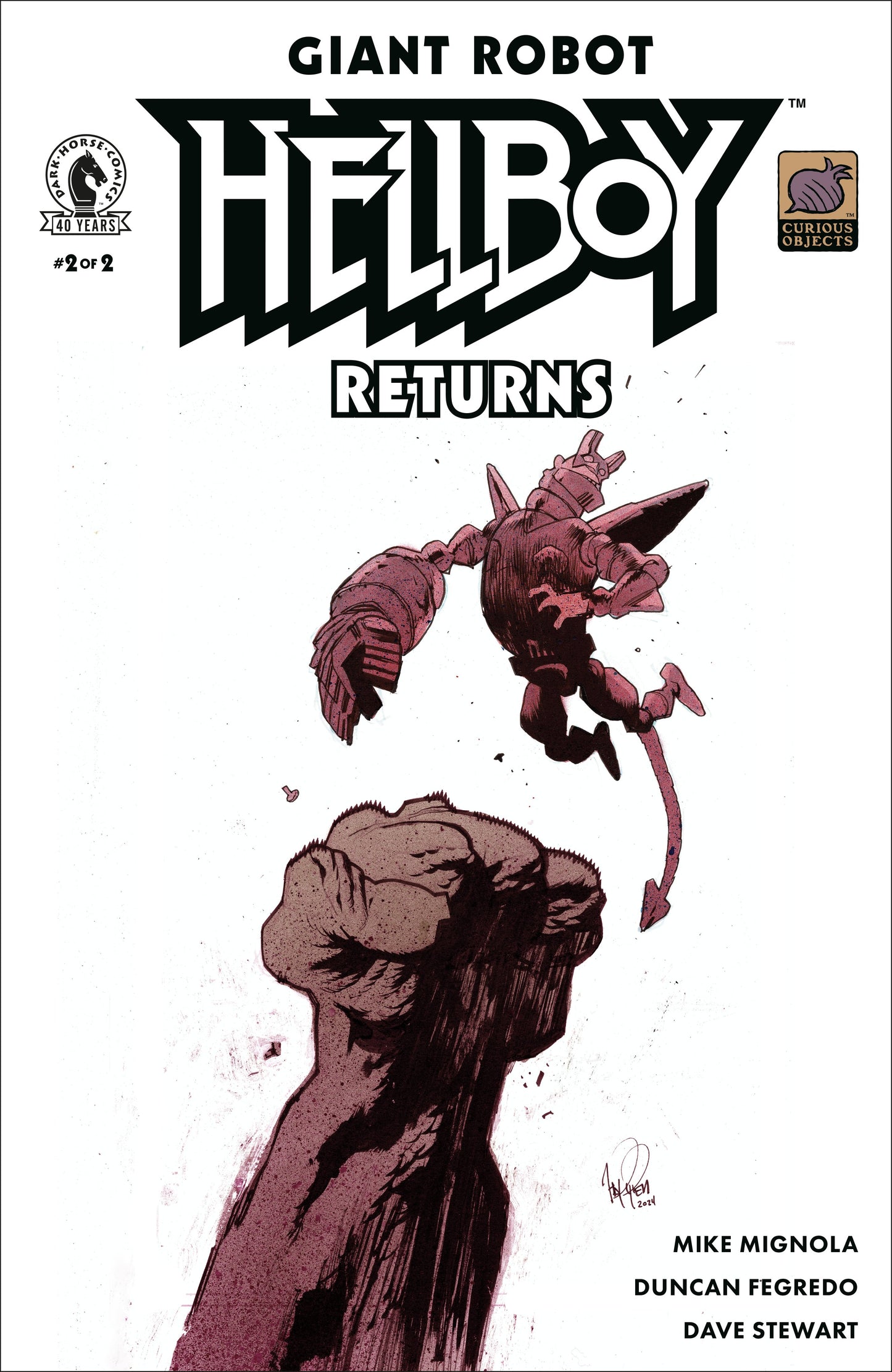 GIANT ROBOT HELLBOY RETURNS #2 (CVR B) (JAMES HARREN) (02 Sep Release)