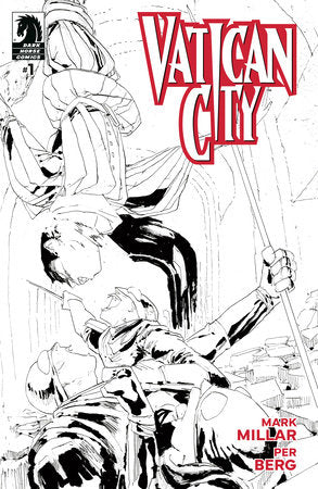 VATICAN CITY #1 CVR B BERG B&W (MR) (02 Apr Release) - Comicbookeroo