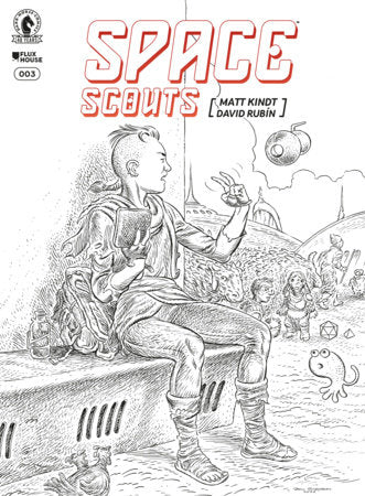 SPACE SCOUTS #3 (CVR C) (FOC) (B&W) (Matt Kindt) (Backorder, Allow 4-5 Weeks)