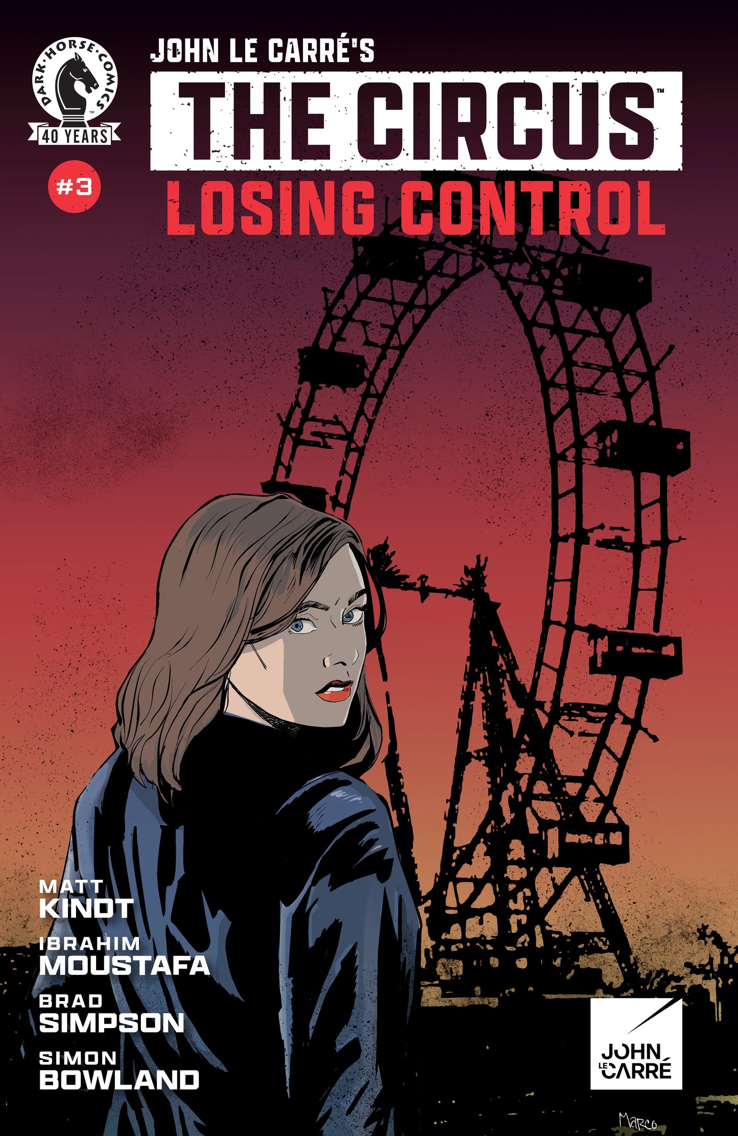 JOHN LE CARRÉ'S: THE CIRCUS-LOSING CONTROL #3 (CVR A) (MARO FINNEGAN) (Backorder, Allow 4-5 Weeks)