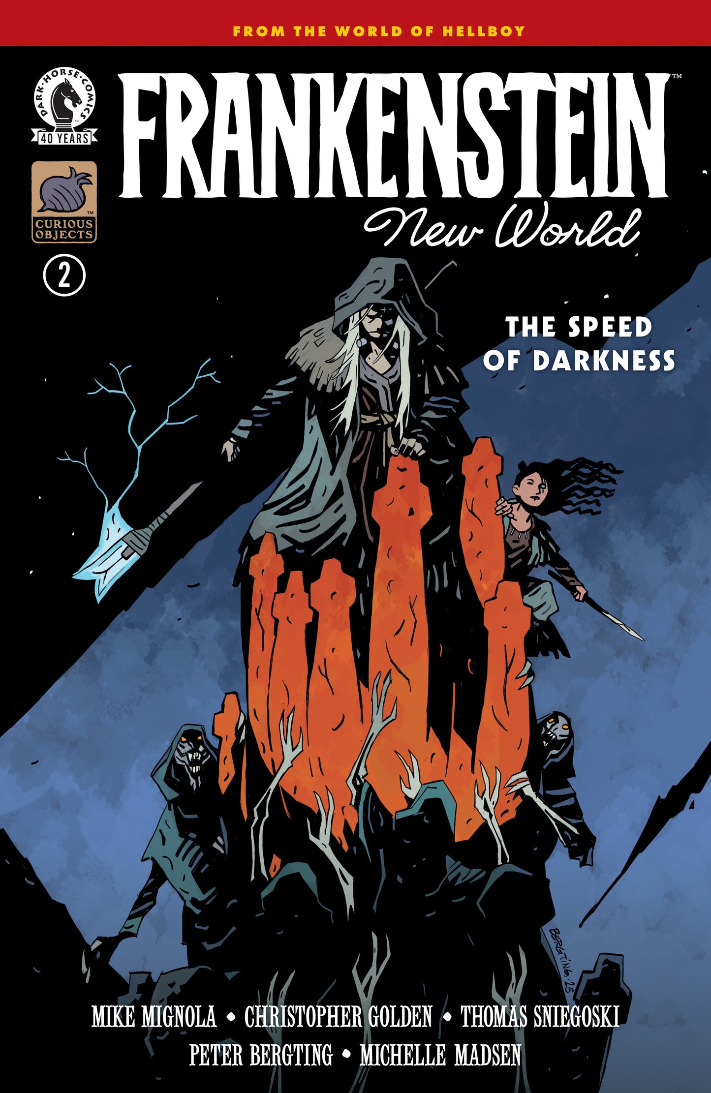 FRANKENSTEIN: NEW WORLD--THE SPEED OF DARKNESS #2 (CVR A) (PETER BERGTING) (Backorder, Allow 4-5 Weeks)