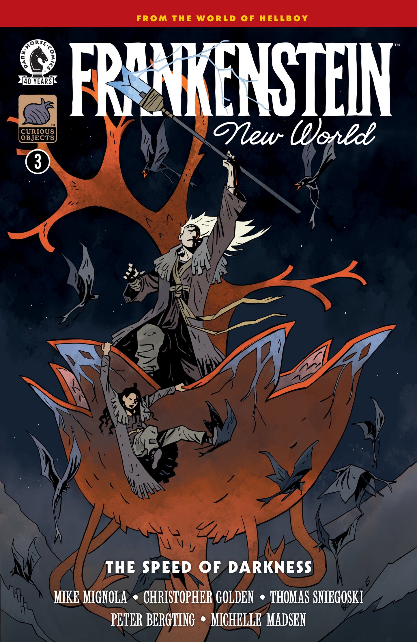FRANKENSTEIN: NEW WORLD--THE SPEED OF DARKNESS #3 (CVR A) (PETER BERGTING) (Backorder, Allow 4-5 Weeks)