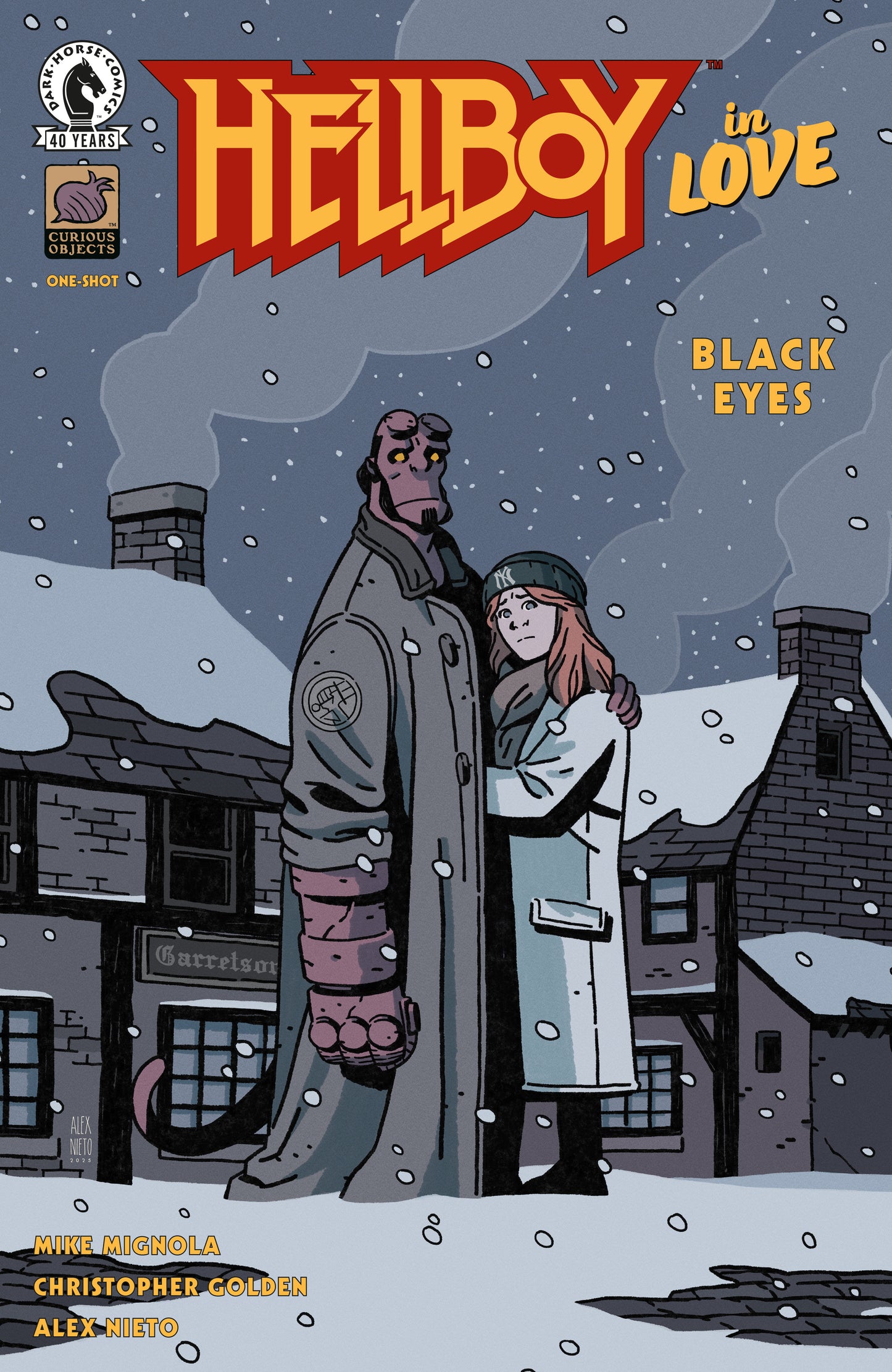 HELLBOY IN LOVE: BLACK EYES ONE-SHOT (ALEX NIETO) (Backorder, Allow 4-5 Weeks)