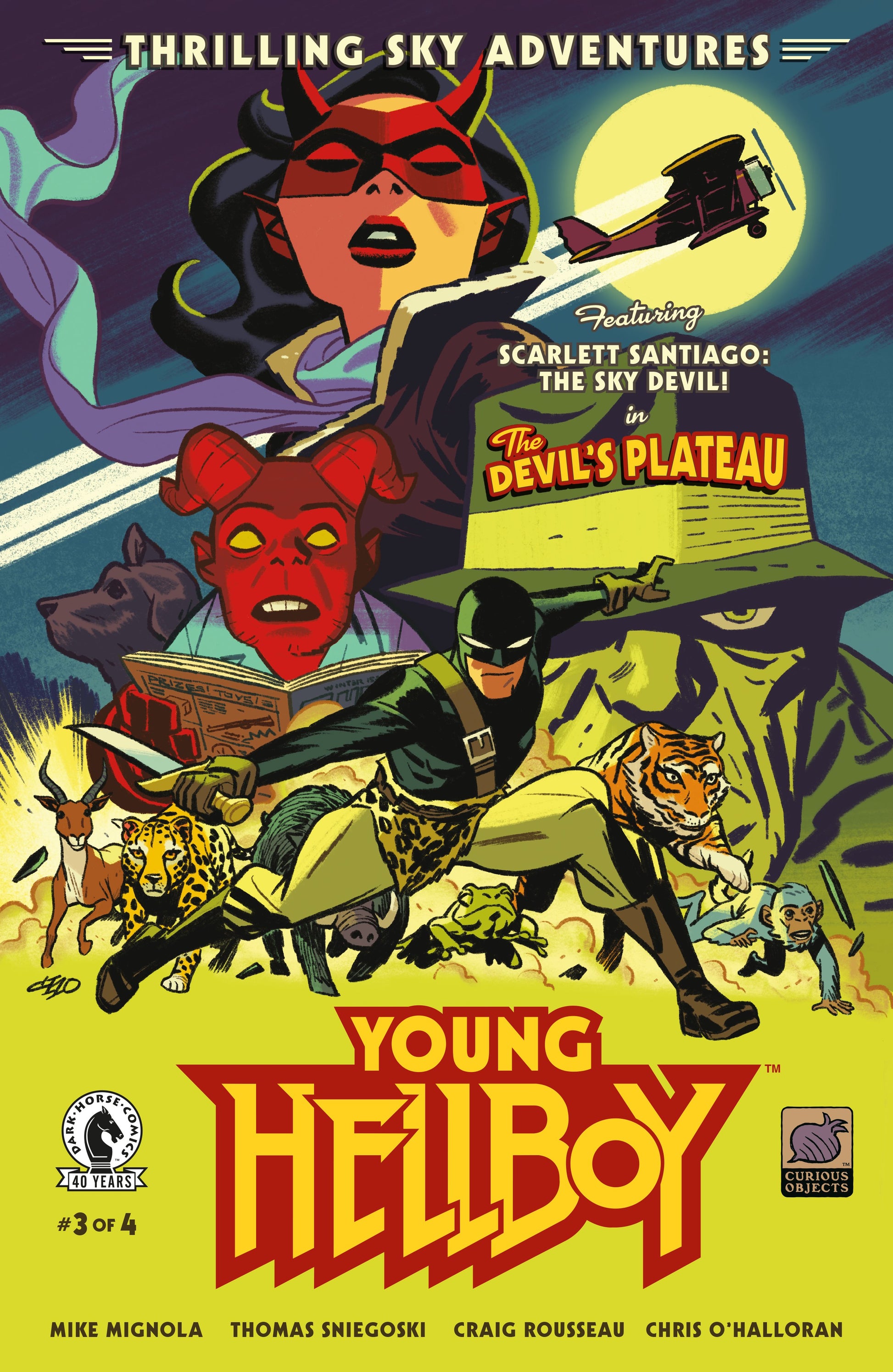 YOUNG HELLBOY: THRILLING SKY ADVENTURES #3 (CVR B) (MICHAEL CHO) | DARK HORSE COMICS | Comicbookeroo