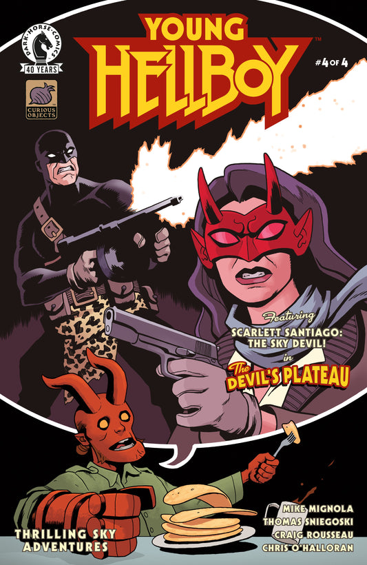 YOUNG HELLBOY: THRILLING SKY ADVENTURES #4 (CVR B) (BEN STENBECK) (16 Sep Release)