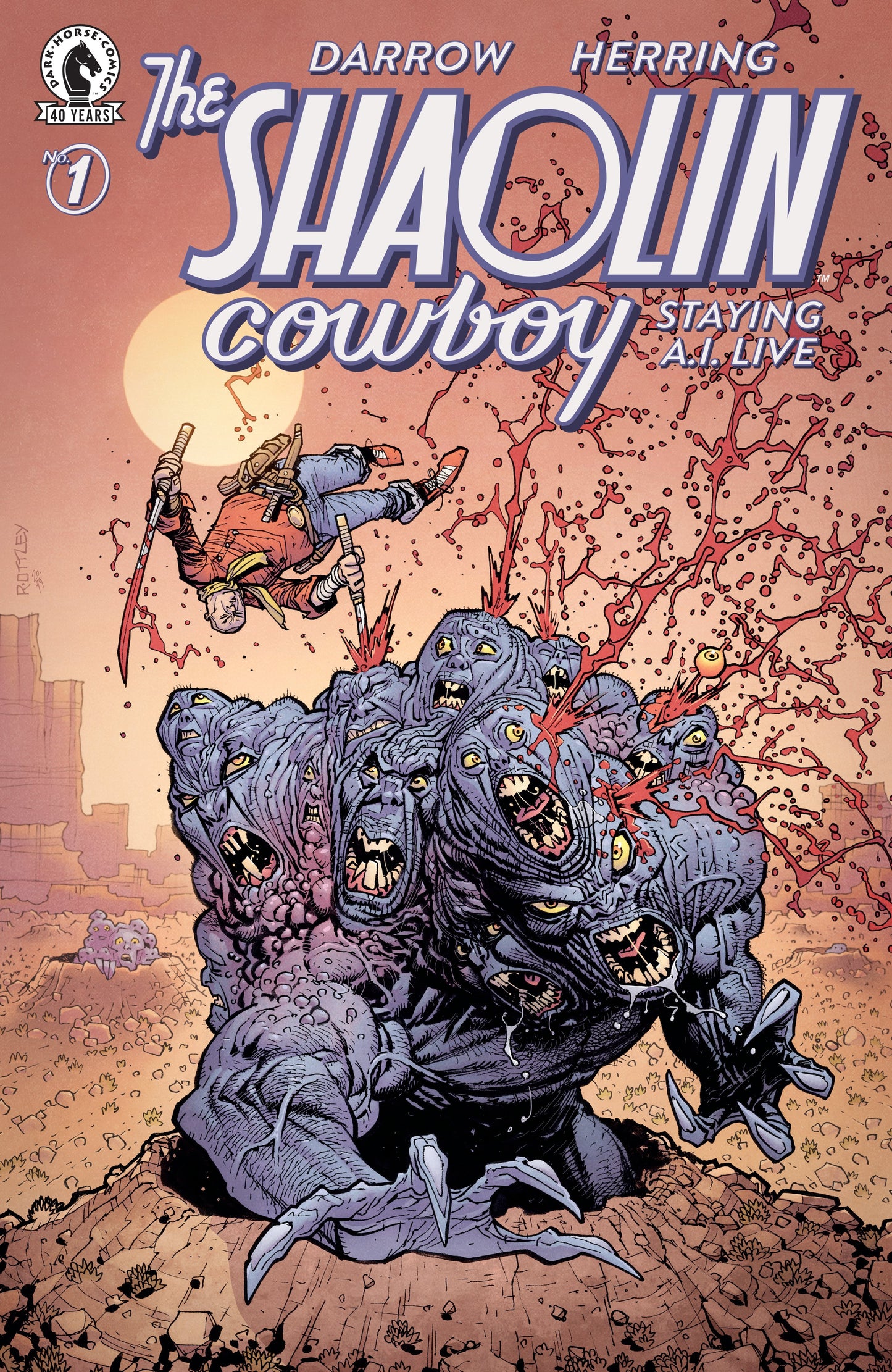 SHAOLIN COWBOY: STAYING A.I.LIVE #1 (CVR B) (RYAN OTTLEY) (Backorder, Allow 4-5 Weeks)