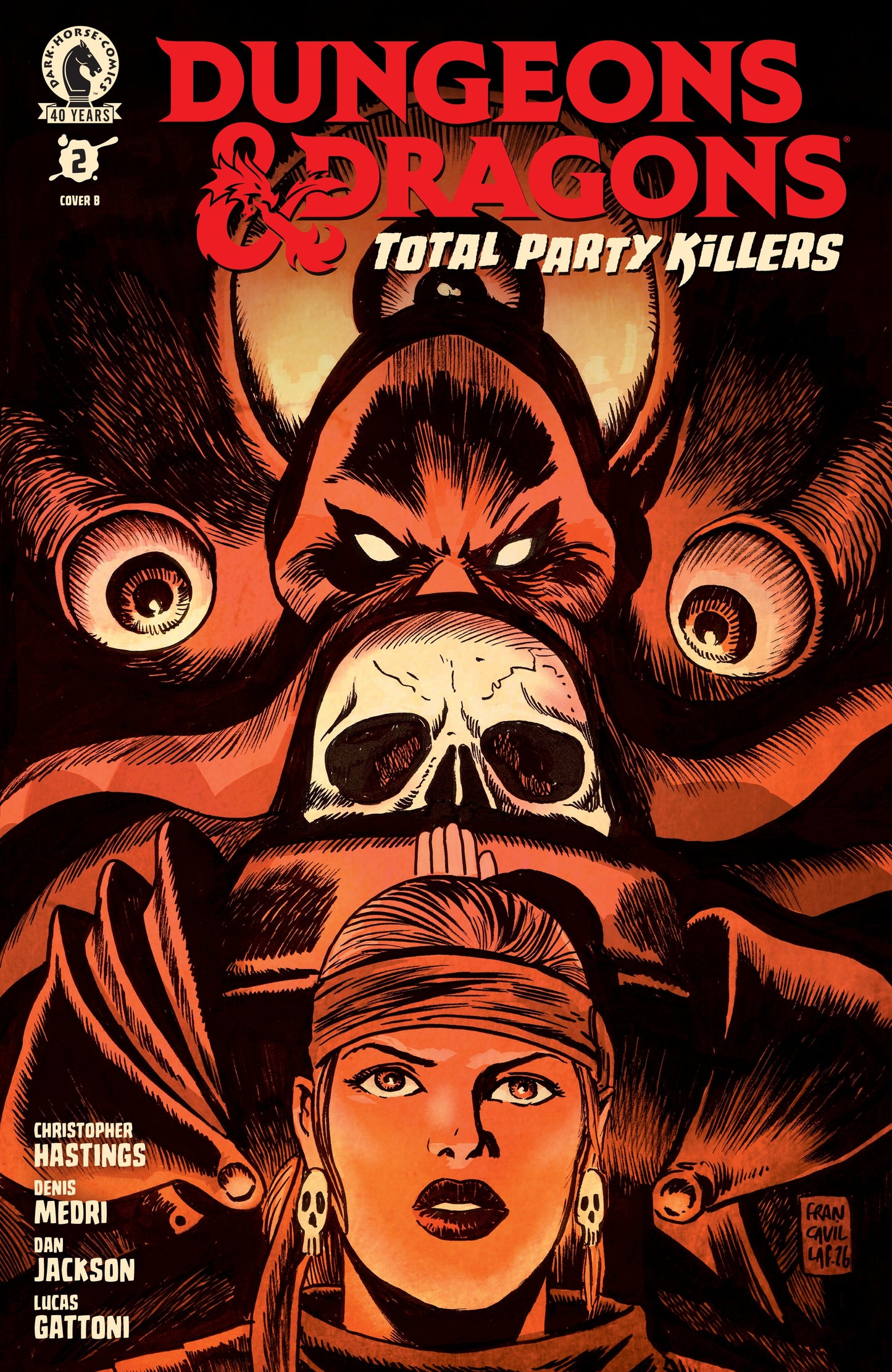 DUNGEONS & DRAGONS: TOTAL PARTY KILLERS #2 (CVR B) (FRANCESCO FRANCAVILLA)) (02 Sep Release)