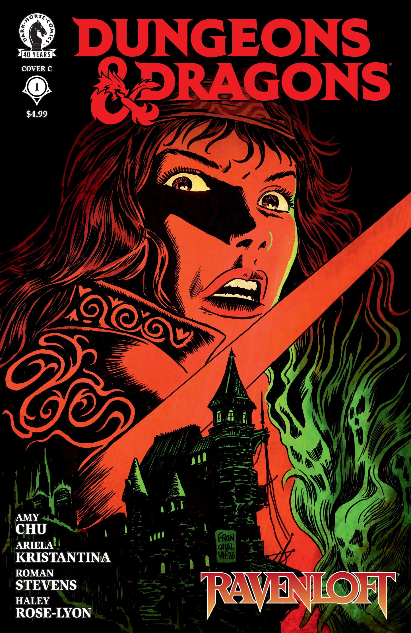 DUNGEONS & DRAGONS: RAVENLOFT #1 (CVR C) (FRANCESCO FRANCAVILLA) | DARK HORSE COMICS | Comicbookeroo