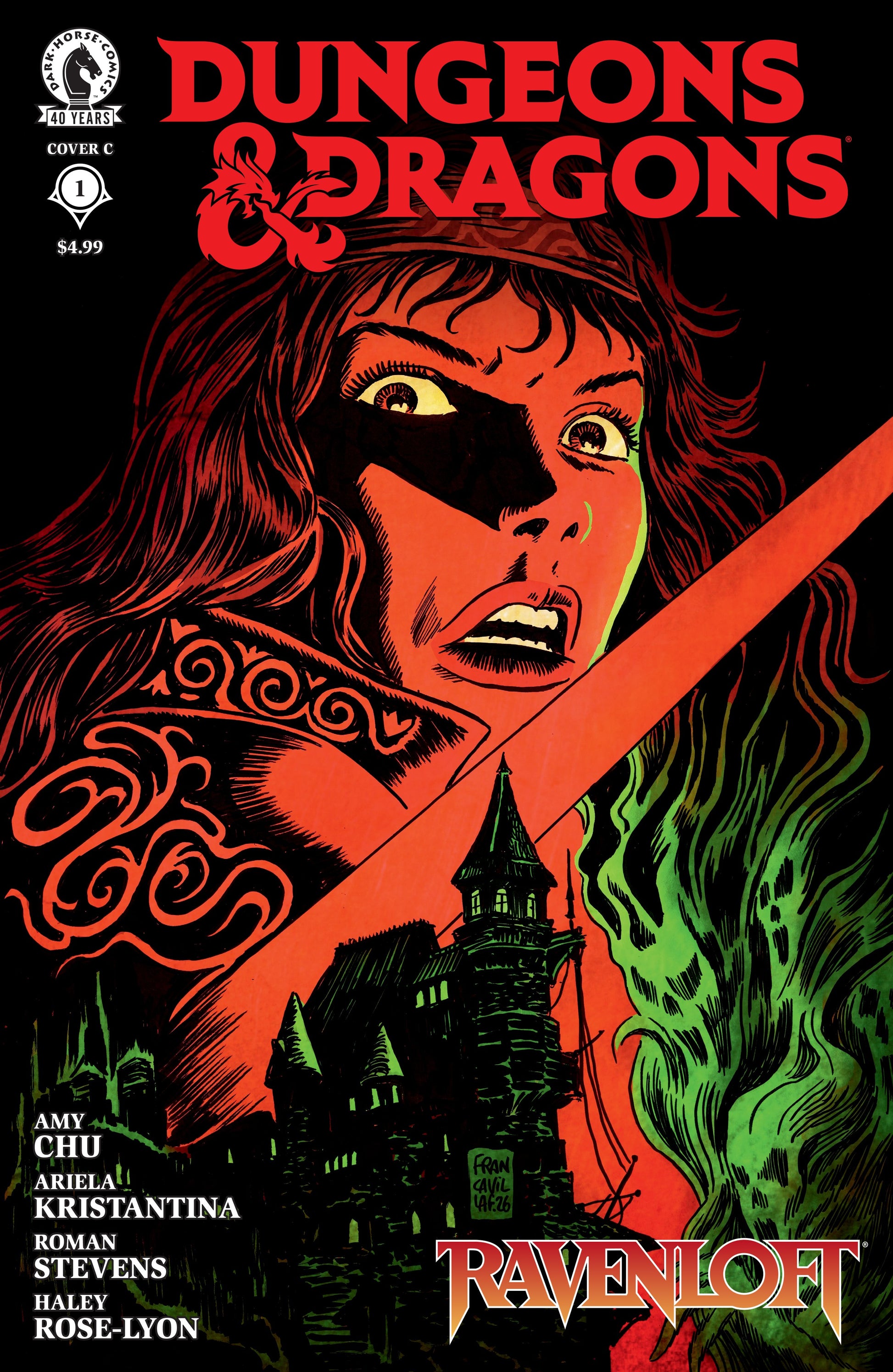 DUNGEONS & DRAGONS: RAVENLOFT #1 (CVR C) (FRANCESCO FRANCAVILLA) | DARK HORSE COMICS | Comicbookeroo