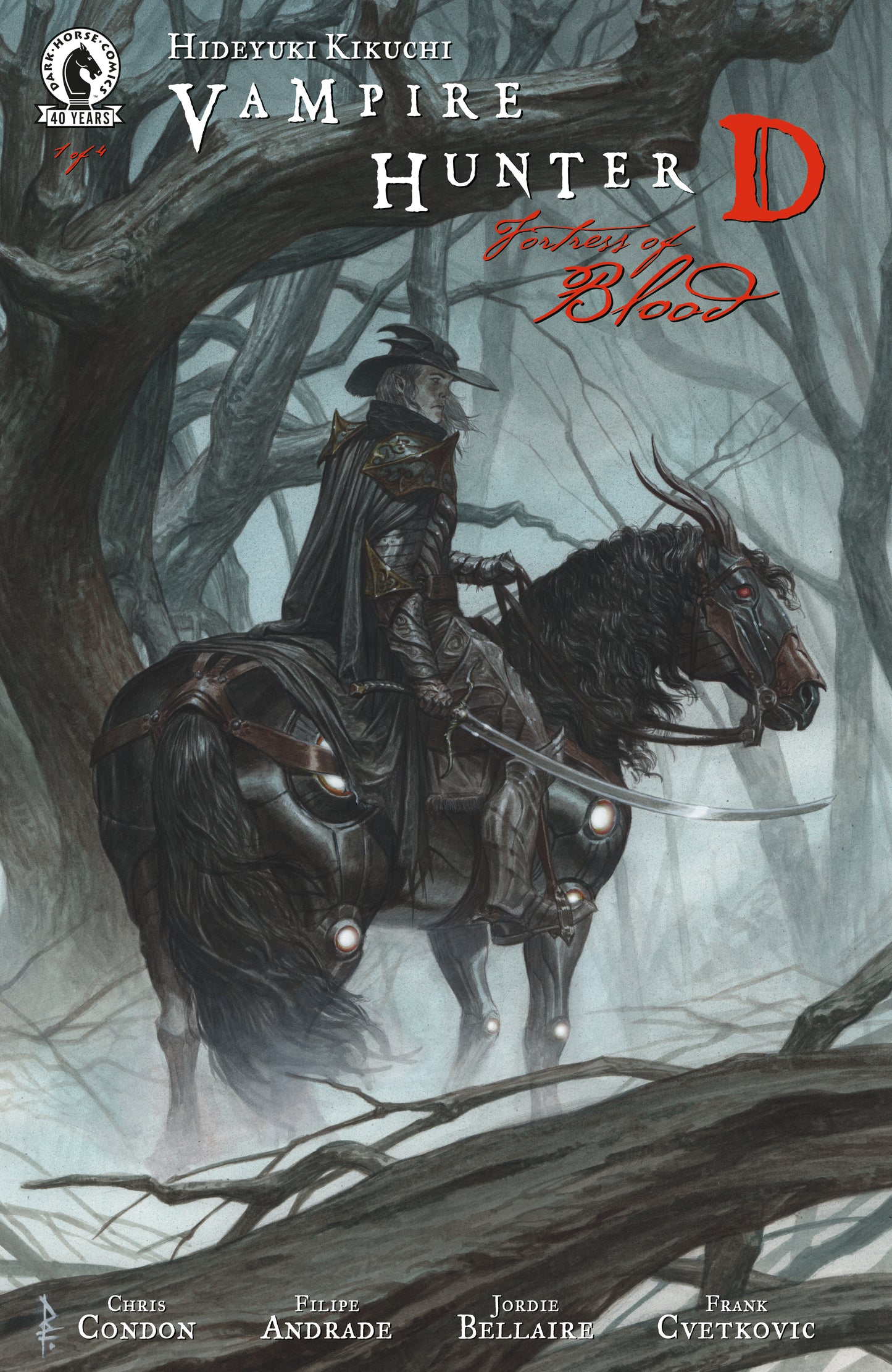 VAMPIRE HUNTER D: FORTRESS OF BLOOD #1 (CVR B) (RICCARDO FEDERICI) | DARK HORSE COMICS | Comicbookeroo