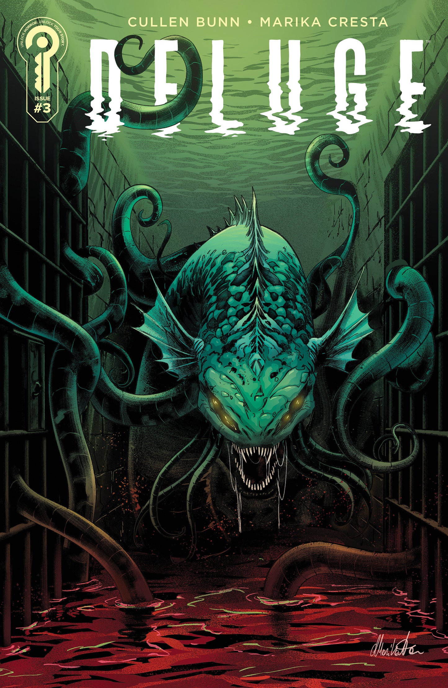 DELUGE #3 COVER B MARIKA CRESTA (Backorder, Allow 4-5 Weeks)