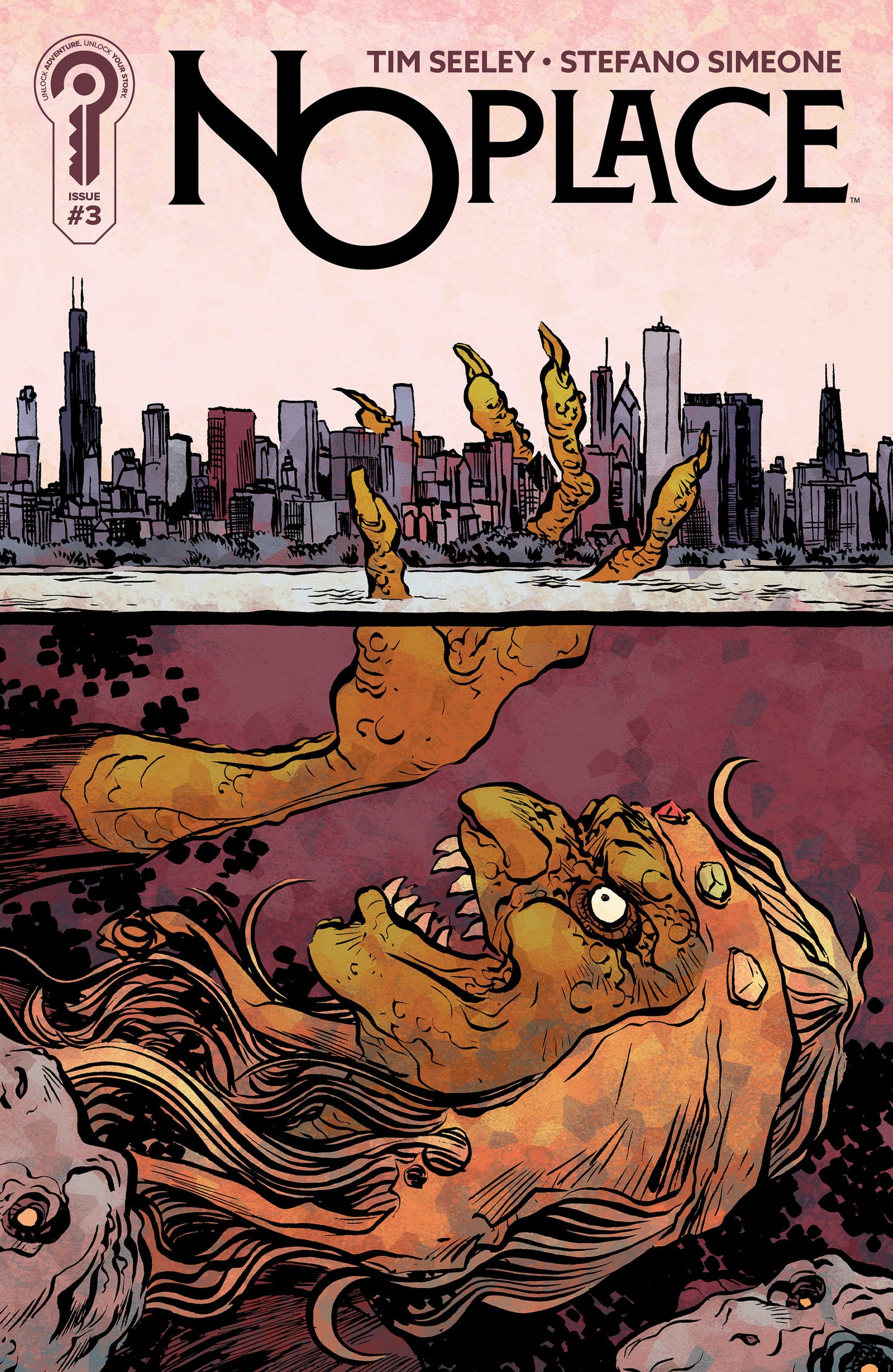NO PLACE #3 COVER B JESSE LONERGAN (Backorder, Allow 4-5 Weeks)
