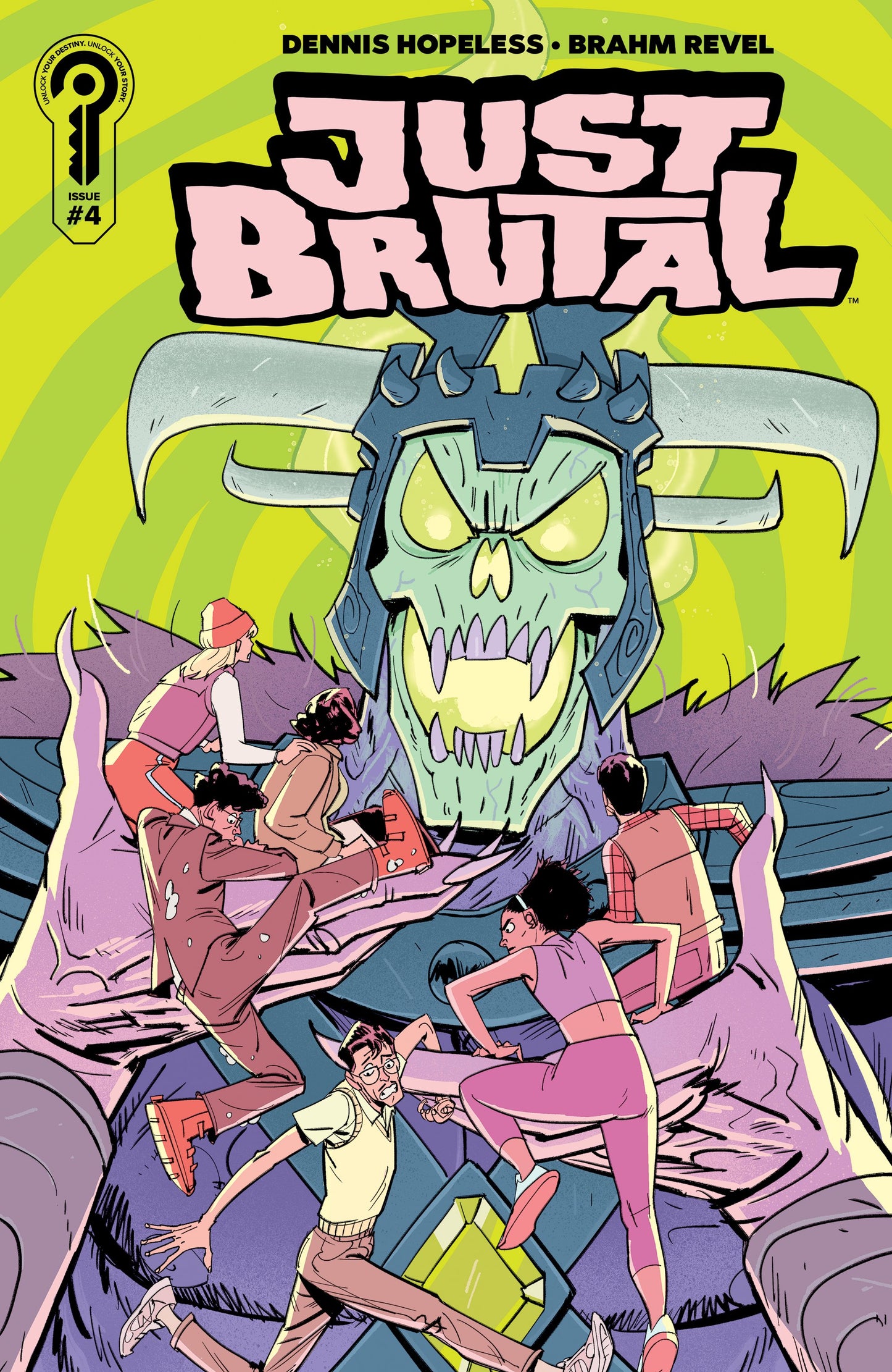 JUST BRUTAL #4 COVER A BRAHM REVEL (Backorder, Allow 4-5 Weeks)