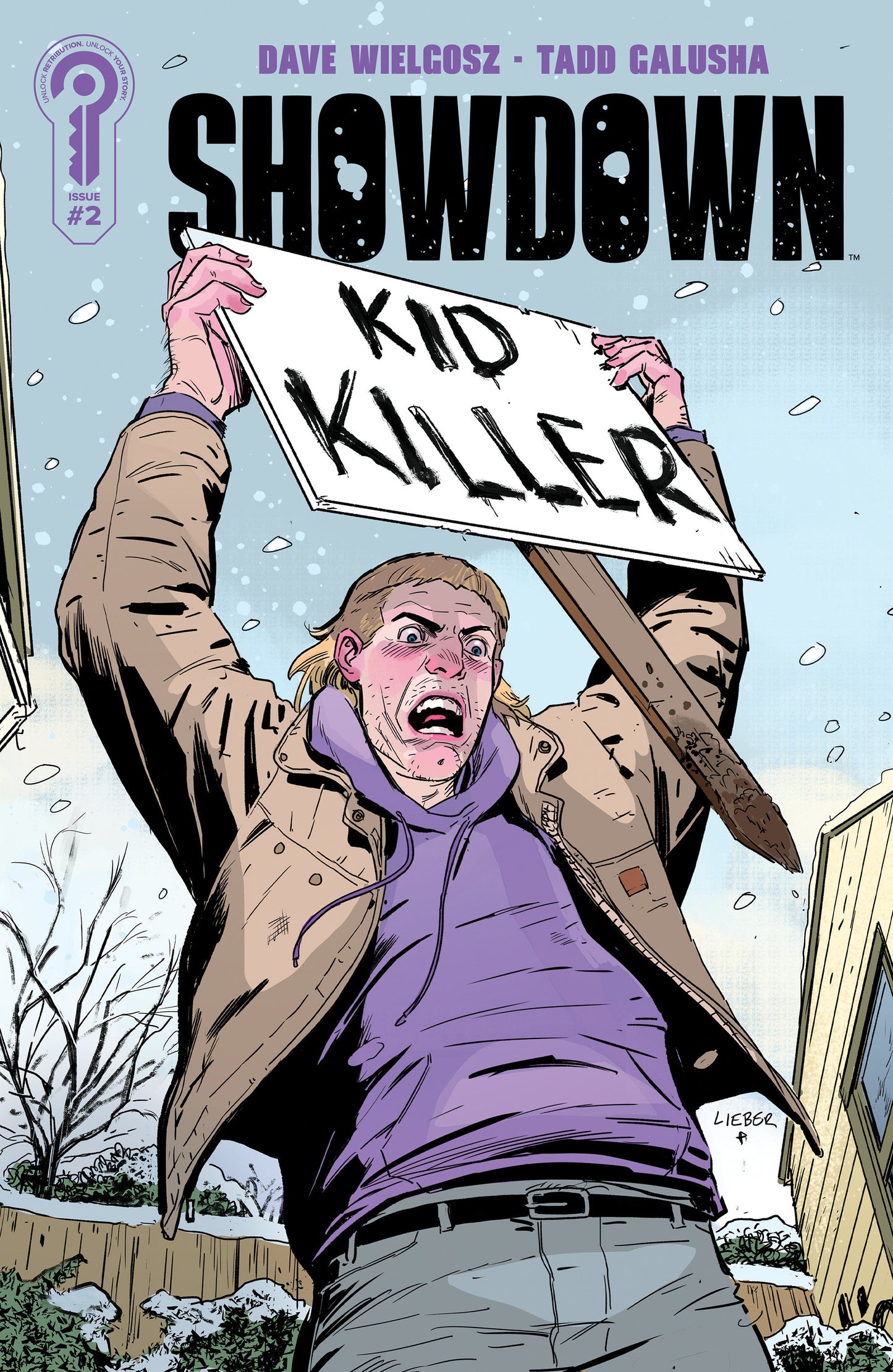 SHOWDOWN #2 COVER A STEVE LIEBER (Backorder, Allow 4-5 Weeks)