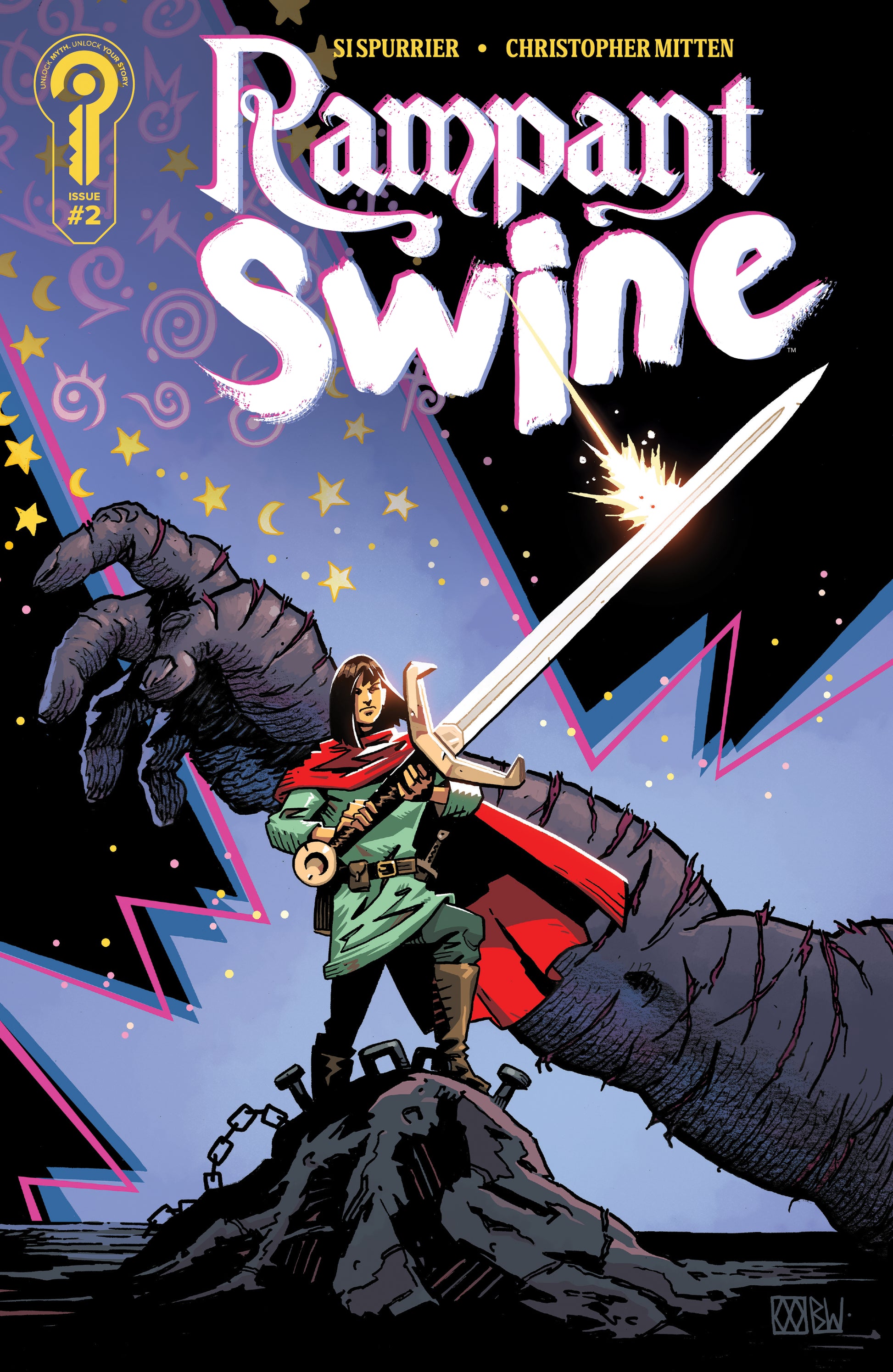 RAMPANT SWINE #2 COVER B MATT WAGNER | IGNITION PRESS | Comicbookeroo
