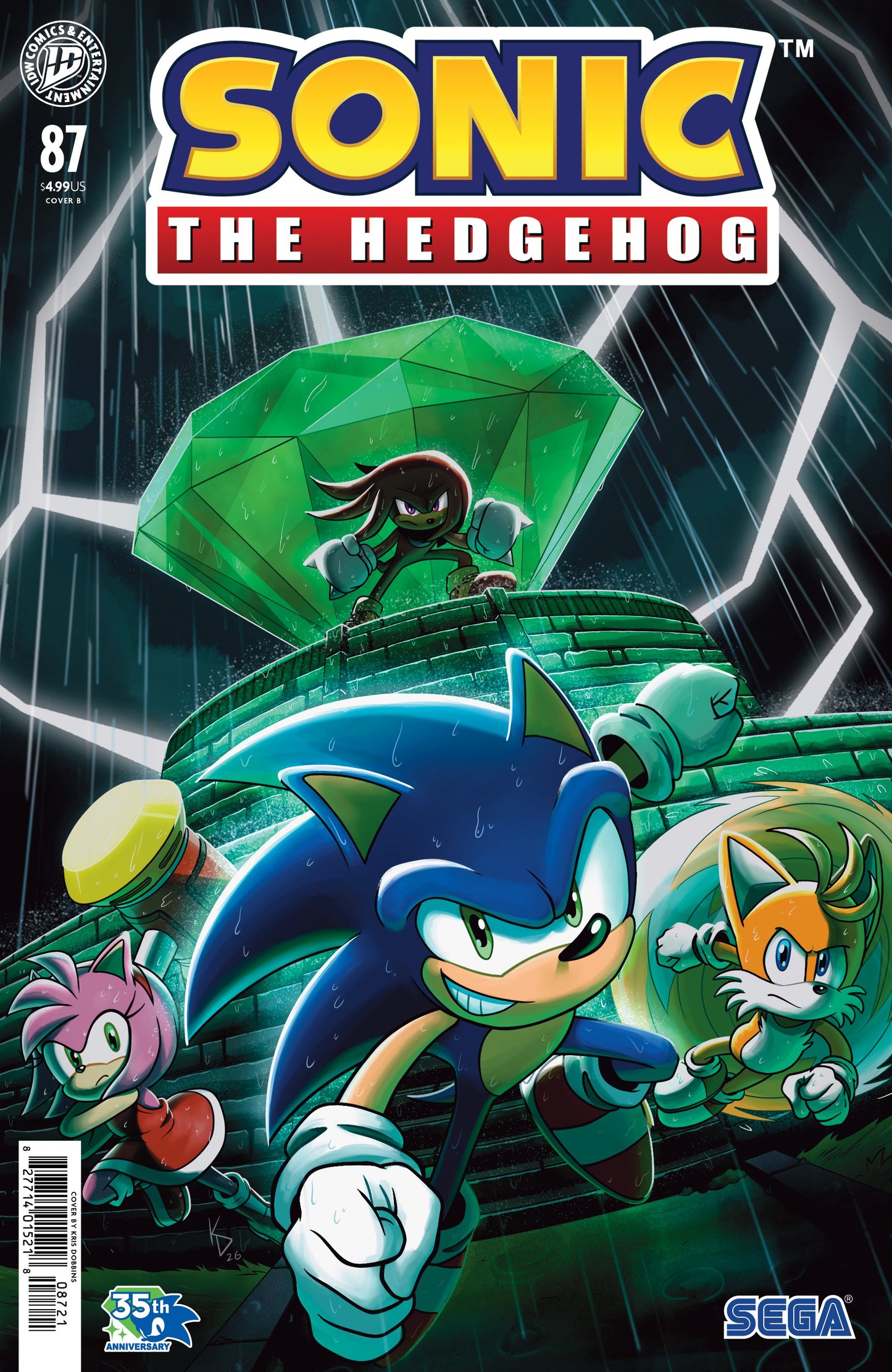 SONIC THE HEDGEHOG #87 VAR B (DOBBINS) (Backorder, Allow 4-5 Weeks)