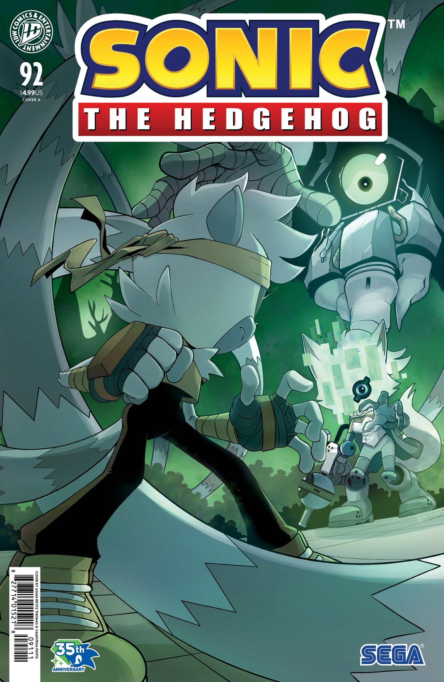 SONIC THE HEDGEHOG #92 COVER A (THOMAS) | IDW PUBLISHING | Comicbookeroo