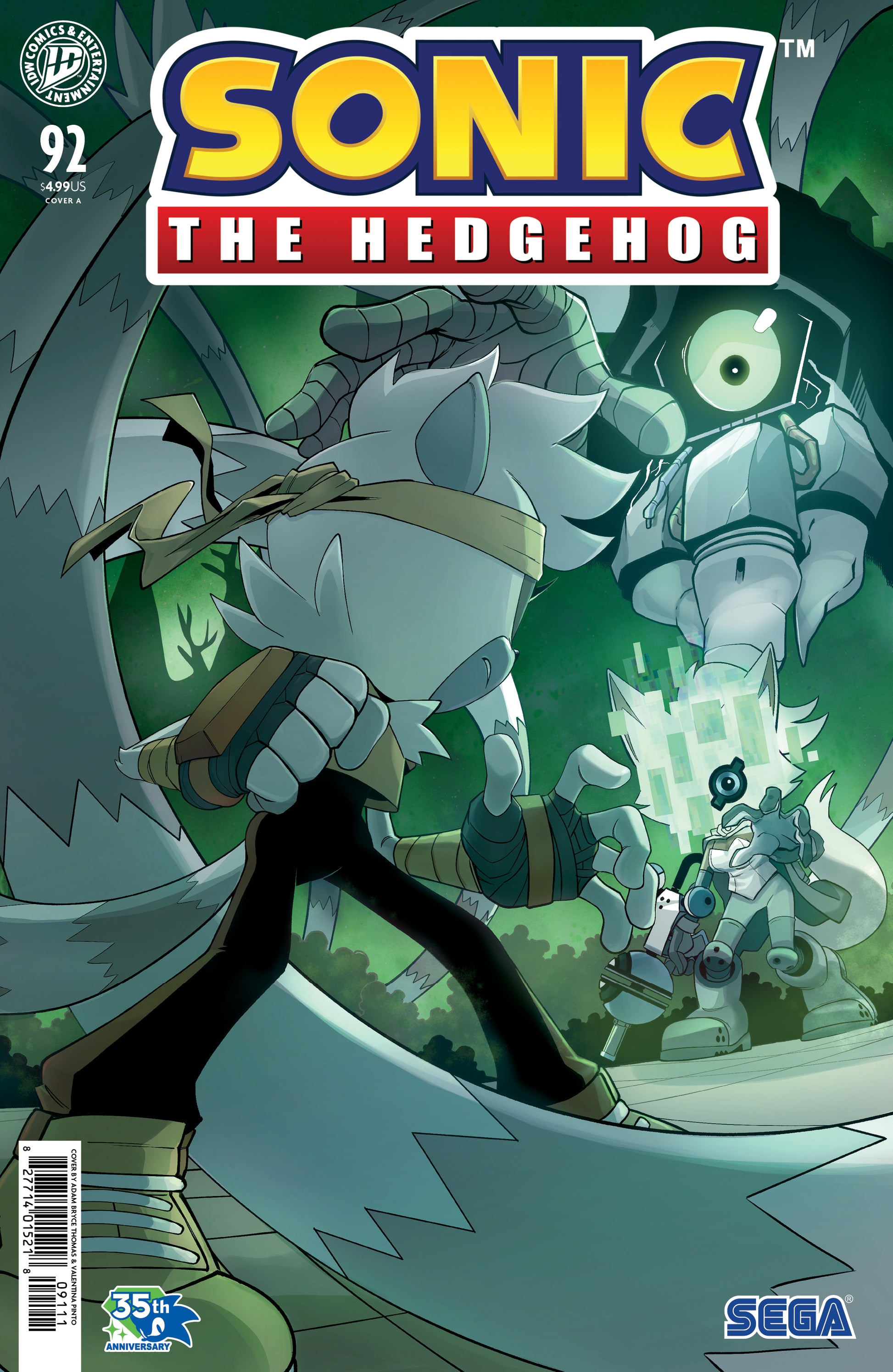 SONIC THE HEDGEHOG #92 COVER A (THOMAS) | IDW PUBLISHING | Comicbookeroo