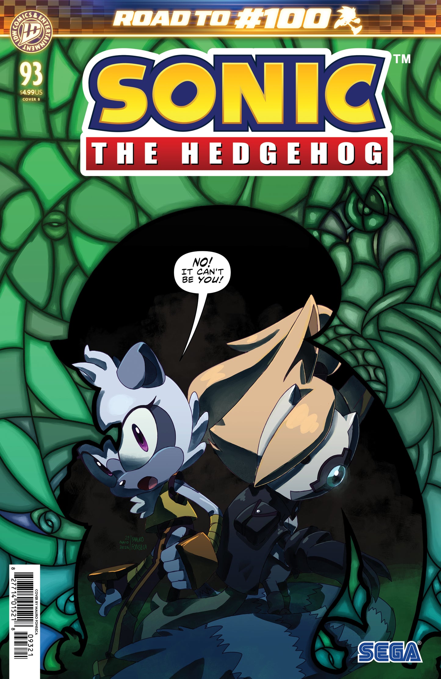 SONIC THE HEDGEHOG #93 VAR B (FONSECA) (20 Jan Release)
