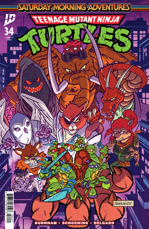 TEENAGE MUTANT NINJA TURTLES: SATURDAY MORNING ADVENTURES #34 VAR B