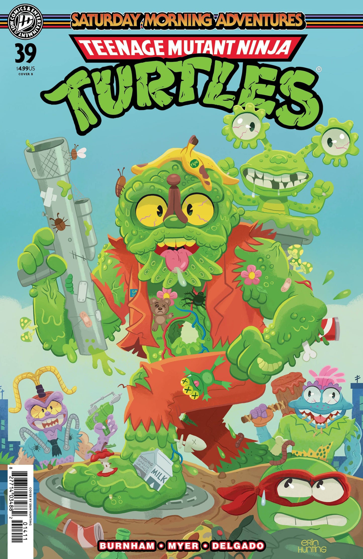 TMNT SATURDAY MORNING ADV #39 VAR B (HUNTING) (Backorder, Allow 4-5 Weeks)