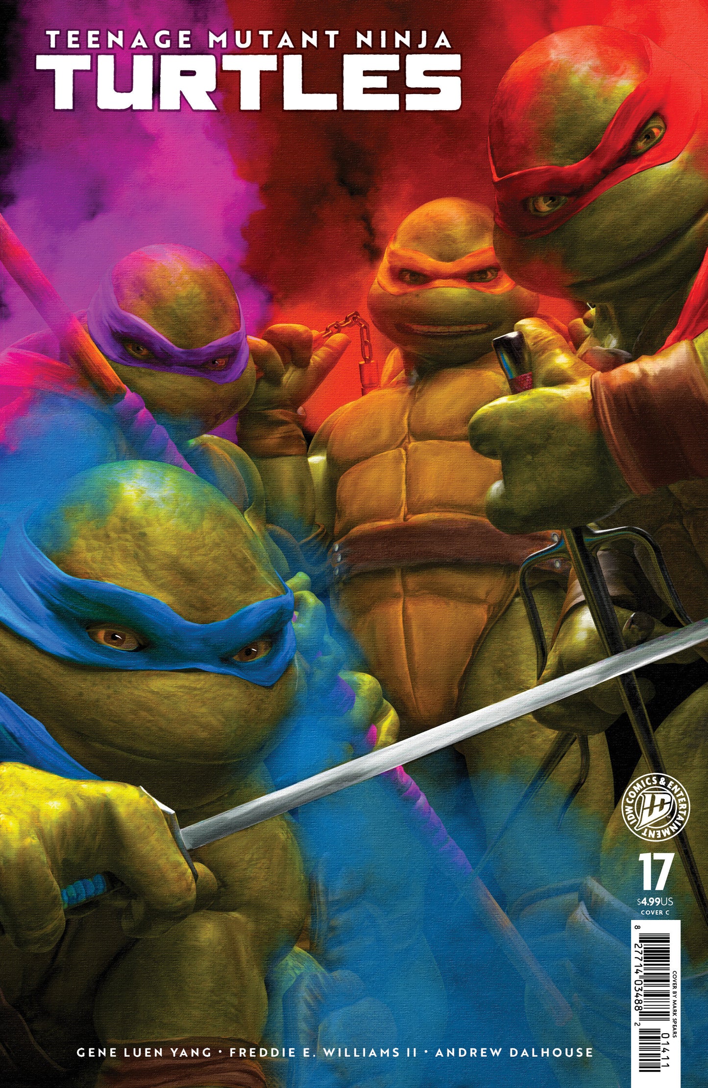 TEENAGE MUTANT NINJA TURTLES 2024 #17 VAR C (SPEARS) (Backorder, Allow 4-5 Weeks)