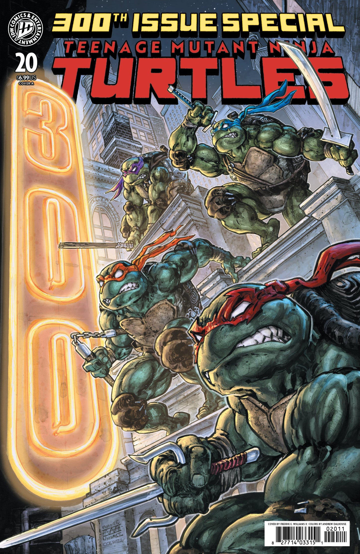 TEENAGE MUTANT NINJA TURTLES 2024 #20 300TH ISSUE SPECIAL COVER A (WILLIAMS II) (Backorder, Allow 4-5 Weeks)