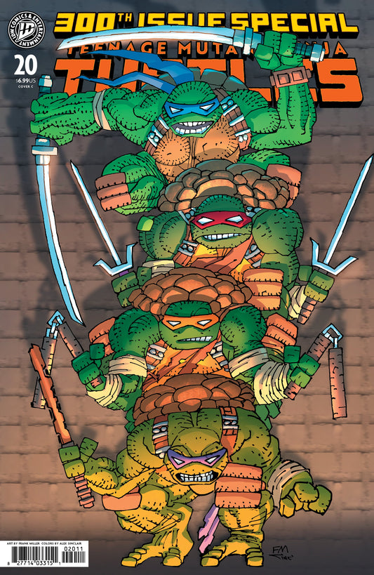 TEENAGE MUTANT NINJA TURTLES 2024 #20 300TH ISSUE SPECIAL VAR C (MILLER) (22 Jul Release)