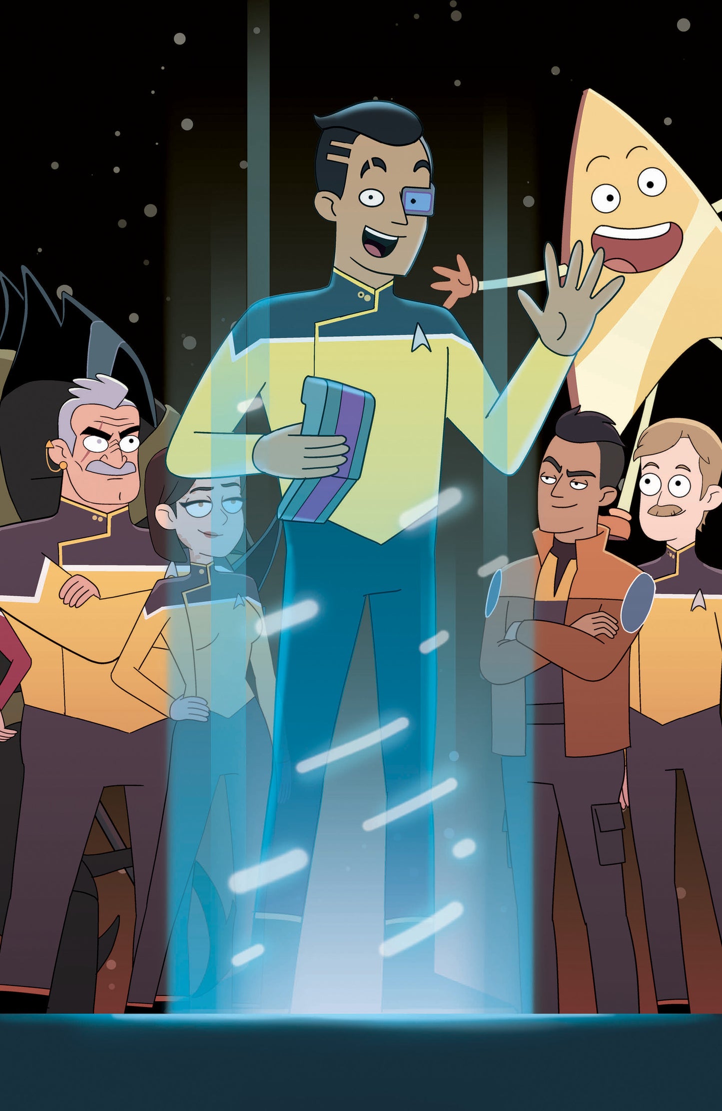 STAR TREK LOWER DECKS #16 VAR B (FENOGLIO CONNECTING VAR) (Backorder, Allow 4-5 Weeks)