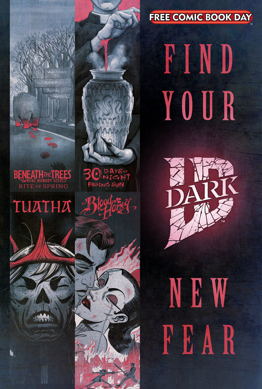 FCBD 2025 DARK FIND YOUR NEW FEAR (MR) (Wishlist) (Limit 1 per person) (03 May Release) - Comicbookeroo