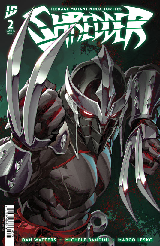 TEENAGE MUTANT NINJA TURTLES SHREDDER #2 VAR C (NGU) (Backorder, Allow 4-5 Weeks)