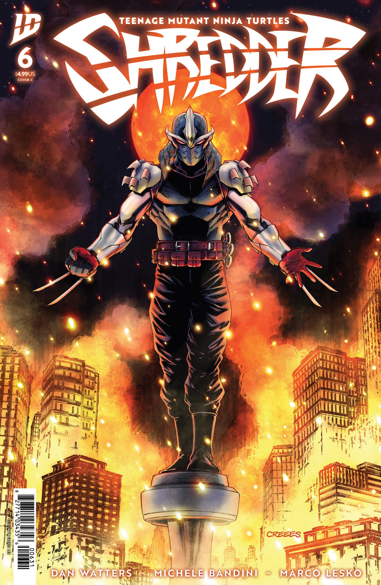 TEENAGE MUTANT NINJA TURTLES SHREDDER #6 VAR C (Backorder, Allow 4-5 Weeks)
