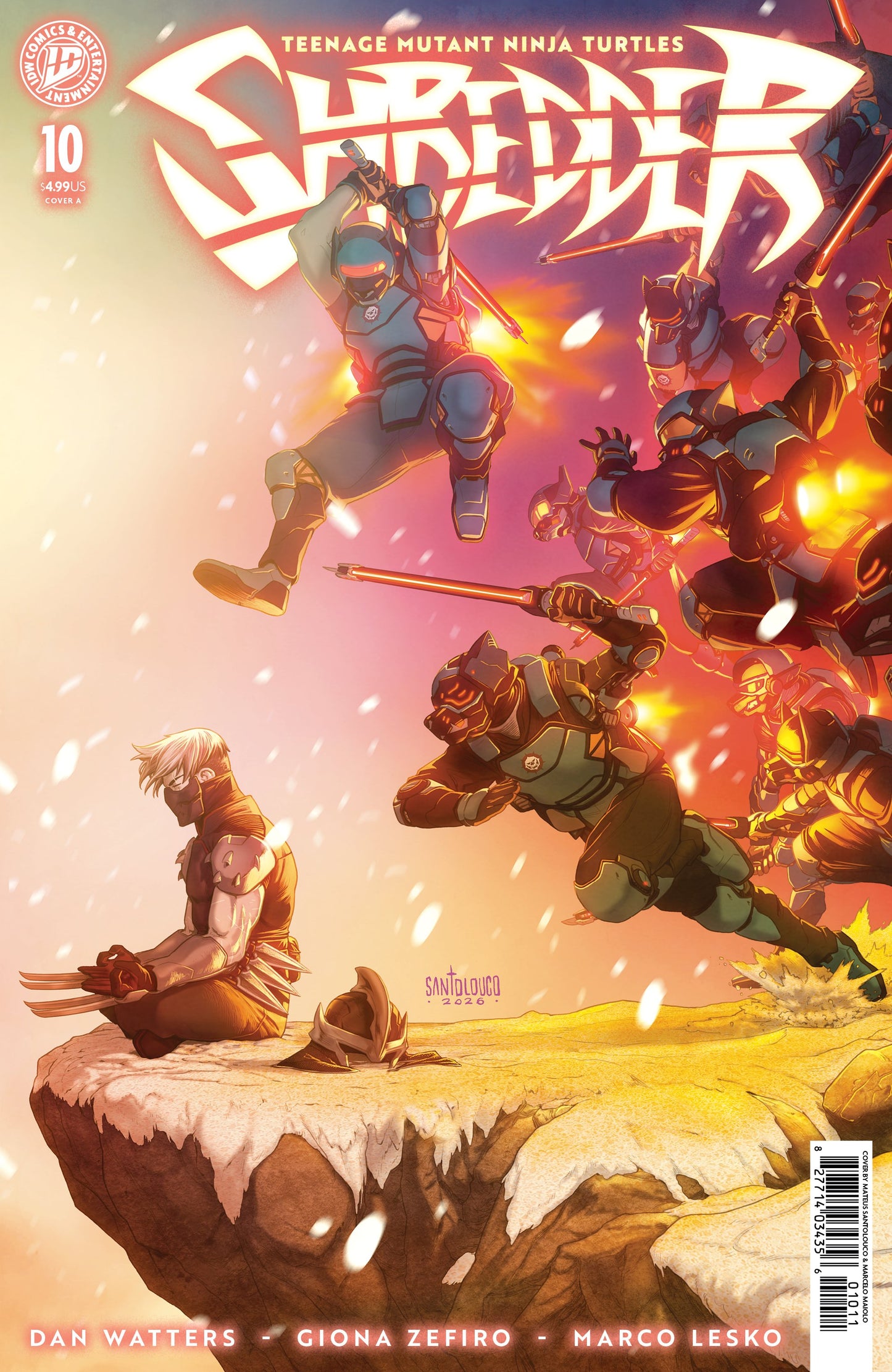 TEENAGE MUTANT NINJA TURTLES SHREDDER #10 COVER A (SANTOLOUCO) (Backorder, Allow 4-5 Weeks)