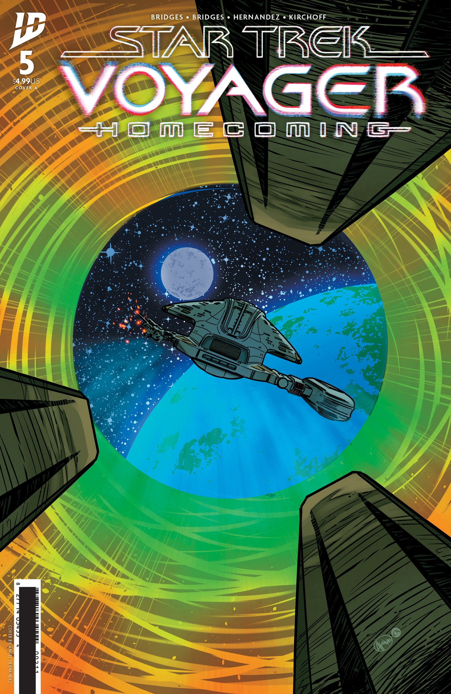 STAR TREK VOYAGER HOMECOMING #5 COVER A (HERNANDEZ) (Backorder, Allow 4-5 Weeks)
