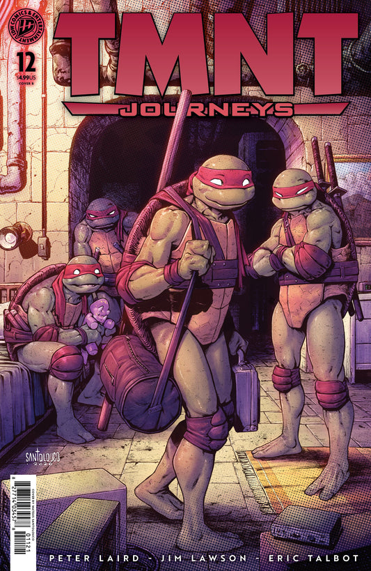 TEENAGE MUTANT NINJA TURTLES JOURNEYS #12 VAR B (SANTOLOUCO) (05 Aug Release)