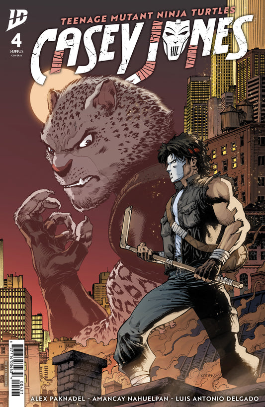 TEENAGE MUTANT NINJA TURTLES: CASEY JONES #4 VAR B (KOTIAN) (Backorder, Allow 4-5 Weeks)