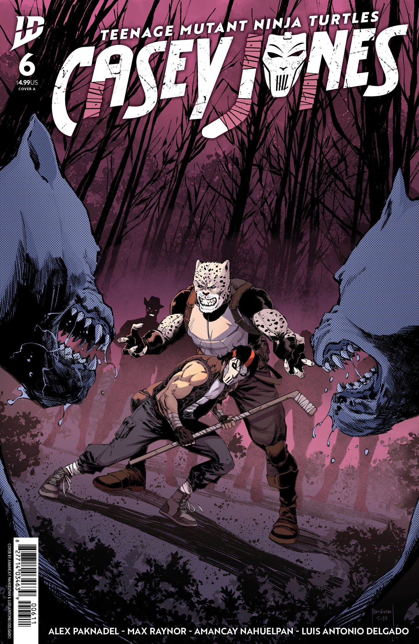 TEENAGE MUTANT NINJA TURTLES: CASEY JONES #6 COVER A (NAHUELPAN) (Backorder, Allow 4-5 Weeks)