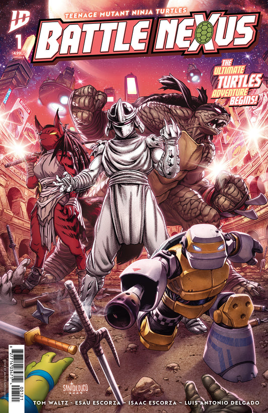 TEENAGE MUTANT NINJA TURTLES: BATTLE NEXUS #1 VAR B (SANTOLOUCO) (Backorder, Allow 4-5 Weeks)