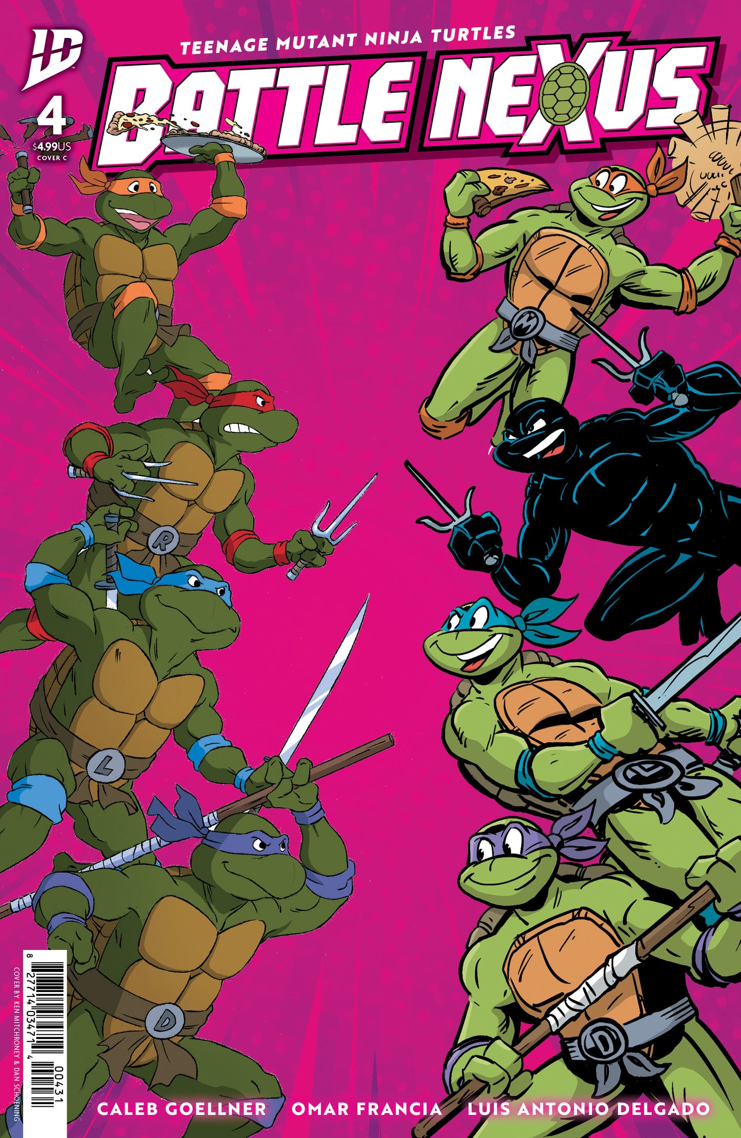 TEENAGE MUTANT NINJA TURTLES: BATTLE NEXUS #4 VAR C (MITCHRONEY & SCHOENING) (04 Feb Release)