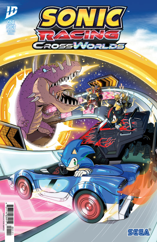 SONIC THE HEDGEHOG: SONIC RACING CROSSWORLDS COVER A (JAMPOLE) (11 Feb Release)
