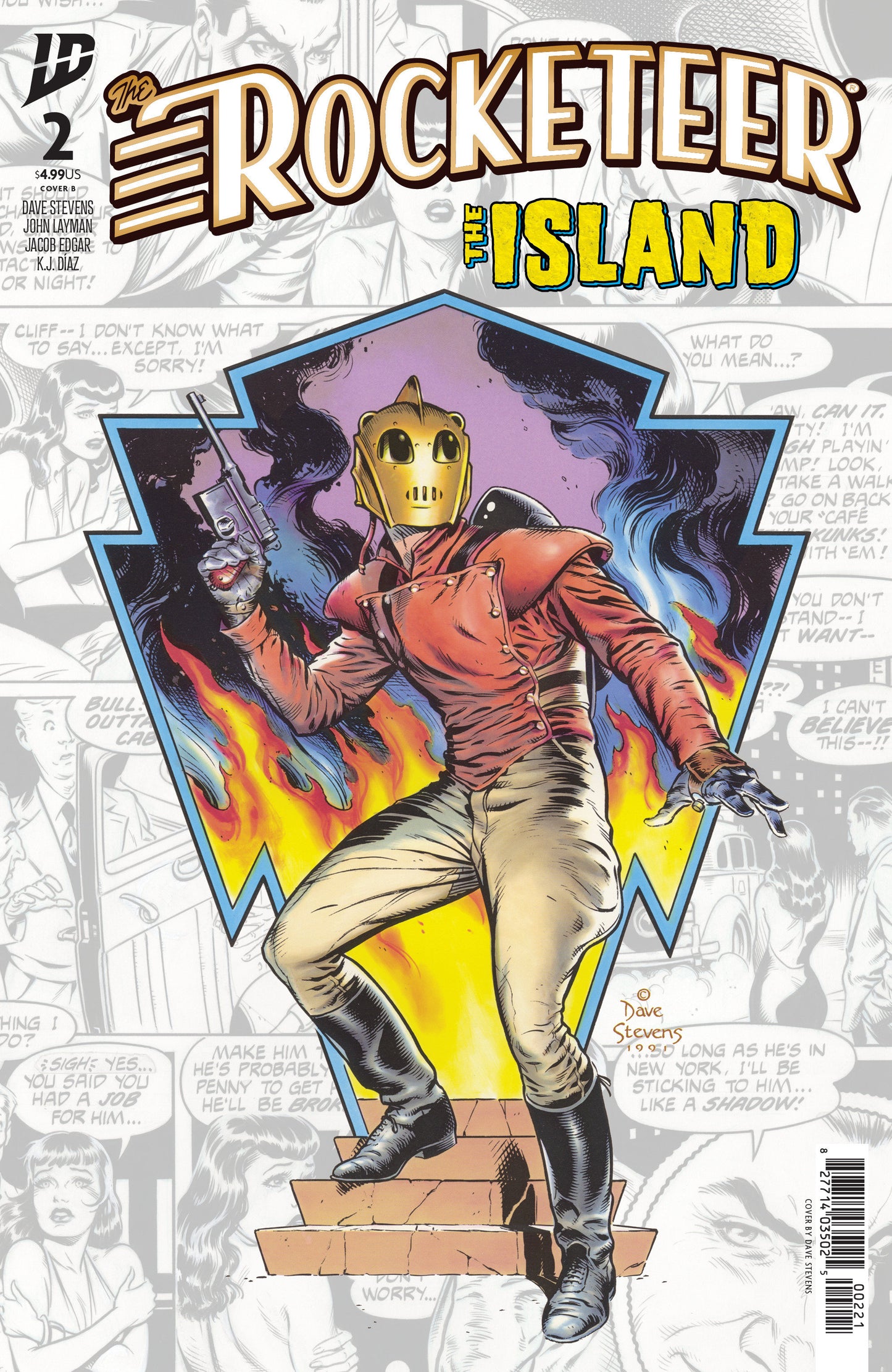 THE ROCKETEER: THE ISLAND #2 VAR B (STEVENS) (Backorder, Allow 4-5 Weeks)