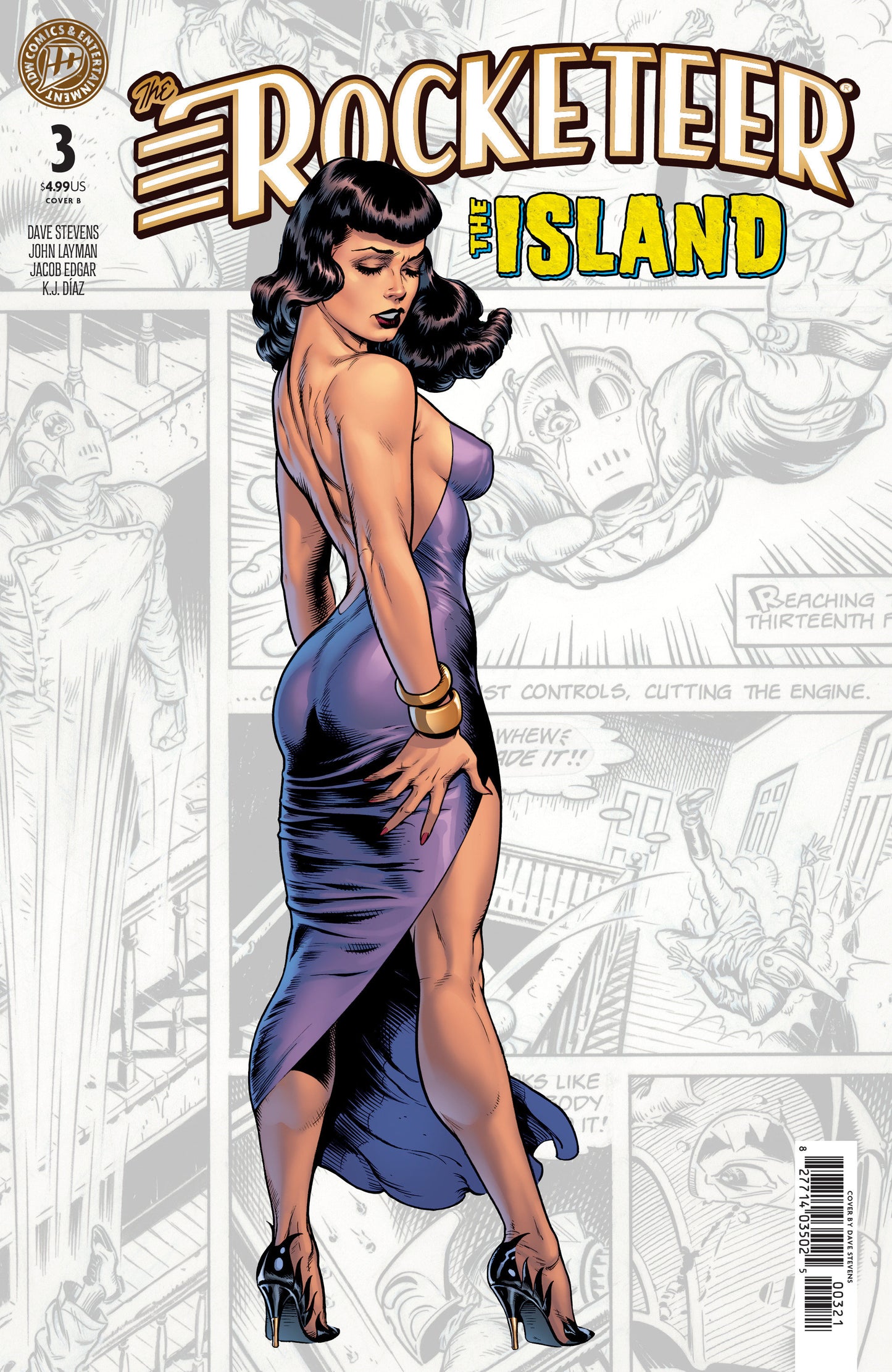 THE ROCKETEER: THE ISLAND #3 VAR B (STEVENS) (Backorder, Allow 4-5 Weeks)